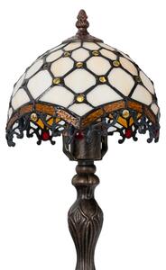 Brilagi - Tiffany vitrážová stolová lampa SLONOVINOVÁ 1xE27/60W/230V