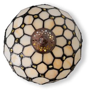 Brilagi - Tiffany vitrážová stolová lampa SLONOVINOVÁ 1xE27/60W/230V