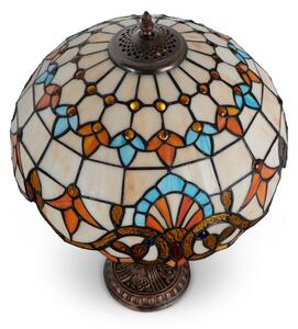 Brilagi - Tiffany vitrážová stolná lampa MIRABELLA 2xE27/60W/230V