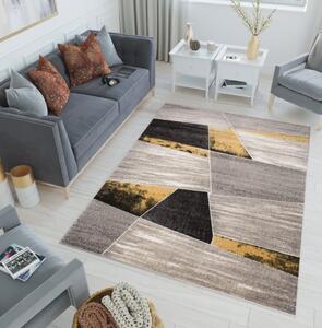 Štýlový koberec so zaujímavým vzorom Béžová Šírka: 80 cm | Dĺžka: 150 cm