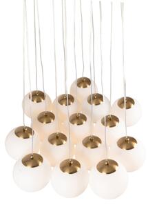 Brilagi - Luster na lanku GLOBE 15xE14/15W/230V biely
