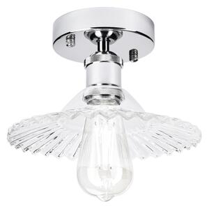 Prisadený luster TRISH 1xE27/15W/230V lesklý chróm/číra