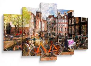 Obraz - Amsterdam (150x105 cm)
