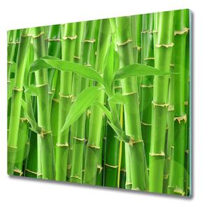 Sklenená doska na krájanie Bambusy 60x52 cm