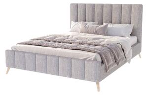 Čalúnená manželská posteľ Safar - sivá Rozmer: 180x200