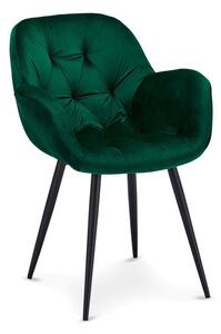 Dizajnová jedálenská stolička Aeacus, zelená - Otvorené balenie