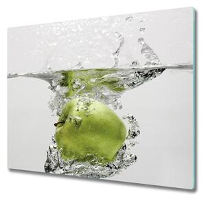 Sklenená doska na krájanie Apple pod vodou 60x52 cm