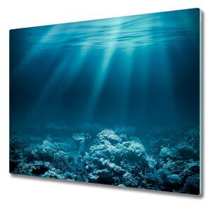 Sklenená doska na krájanie Podmorský svet 60x52 cm
