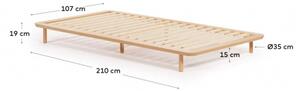 ANIELLE posteľ Pre matrac 90 x 200 cm