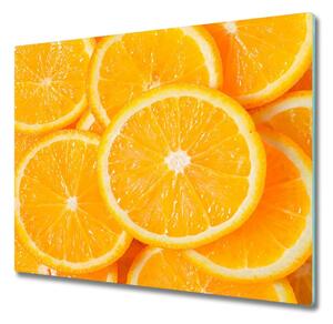 Sklenená doska na krájanie Oranžové plátky 60x52 cm