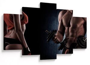 Obraz - Fitness (150x105 cm)