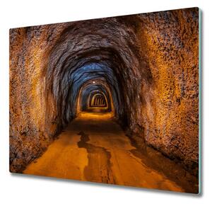Sklenená doska na krájanie Podzemné tunel 60x52 cm