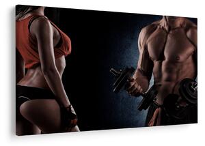 Obraz - Fitness (90x60 cm)