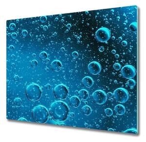 Sklenená doska na krájanie Bubliny pod vodou 60x52 cm