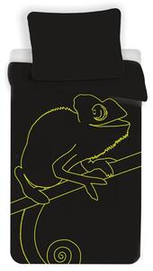 Jerry Fabrics Svietiace obliečky Chameleon - Zelená | 140 x 200 cm / 70 x 90 cm