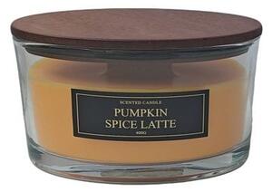 Sinsay - Vonná sviečka s dreveným knôtom Pumpkin Spice Latte - oranžová