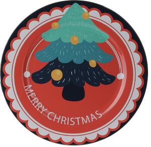 Excellent Houseware Vianočná podložka na tanier, 33 cm Vzor: Vianočný strom