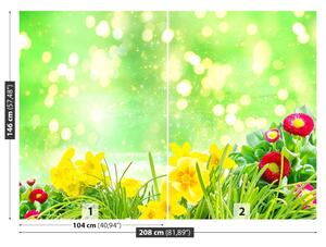 Fototapeta Vliesová Veľkonočné kvety 208x146 cm