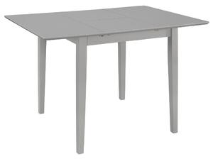 Rozkladací jedálenský stôl drevotrieska sivý (80-120)x80x74 cm