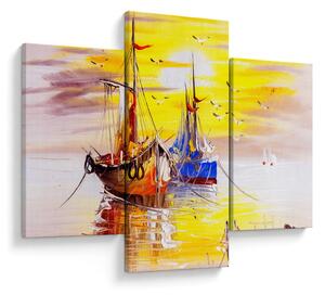 Obraz - Maľba loďou (90x60 cm)