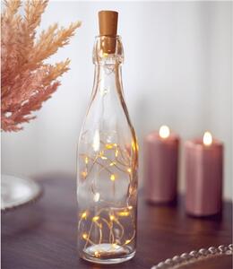 LED dekorácie do fľaše s korkom