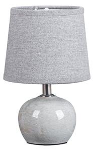 Stolná lampa Luka 15x22 cm šedá