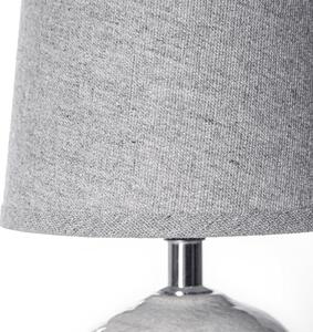 Stolná lampa Luka 15x22 cm šedá