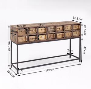 Konzolový stolík Bastidon 125 cm 75 × 125 × 33 cm KARE DESIGN