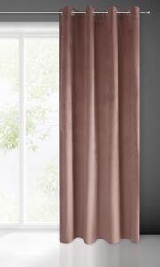 ZÁVES PIERRE CARDIN NA KRUHÁCH 140X250 CM TMAVORUŽOVÝ
