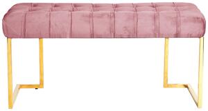 DLHÁ TABURETKA, kov, textil, 47/48/100 cm MID.YOU - Online Only drobný nábytok, Online Only