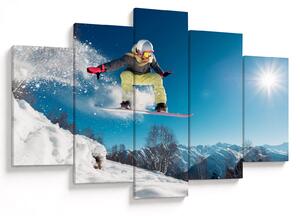 Obraz - Snowboardista (150x105 cm)