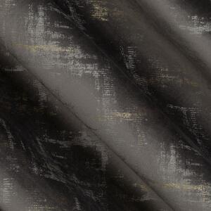 Zamatový grafitovo hnedý záves na páske ADRIA 140x270 cm
