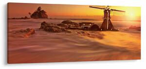 Obraz - Západ slnka (120x50 cm)