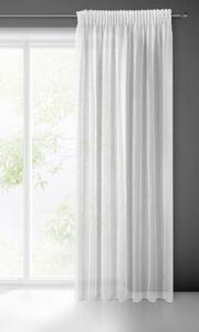 Biela záclona na páske ADEL 140x270 cm