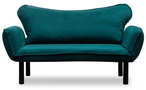 Hanah Home 2-miestna pohovka Chatto 140 cm petrolejová