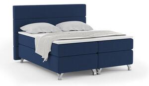 Čalúnená posteľ IMPERIA vrátane úložného priestoru 140x200 Modrá