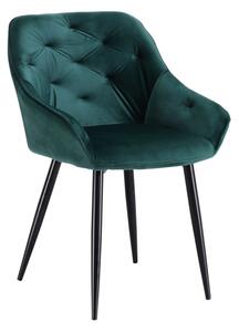 Jedálenská stolička DEKAN, 56x81x65, zelená