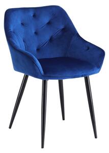 Jedálenská stolička DEKAN, 56x81x65, modrá