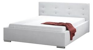 Čalúnená posteľ DAKOTA biela rozmer 180x200 cm
