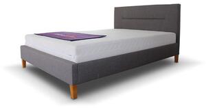 Čalúnená posteľ KAROLINA šedá rozmer 140x200 cm