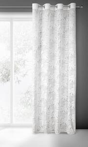 Záclona NATALY so vzorom žakárových listov 140x250cm