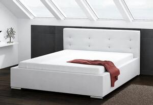 Čalúnená posteľ DAKOTA biela rozmer 140x200 cm