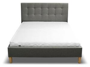 Čalúnená posteľ DAVID šedá rozmer 140x200 cm