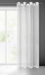 Biela záclona na krúžkoch GRACJA 140x250 cm