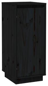 Komoda čierna 31,5x34x75 cm borovicový masív