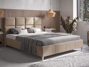 - Čalúnená posteľ LUX I ROZMER: Pre matrac 120 x 200 cm, FARBA NÔH: wenge