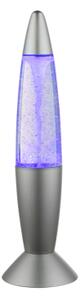 GLOBO 28019 MAGMA dekoratívna stolná lampička LED RGB D100mm adaptér, 3xAA, bez batérií, tmavošedá, priehľadná