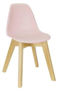 Detská stolička SHOLI, 30x55,5x35, ružová/buk