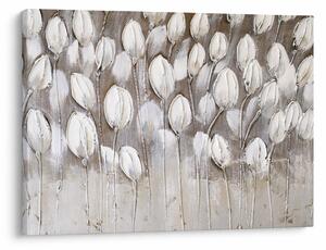 Obraz - Štruktúrované tulipány (70x50 cm)