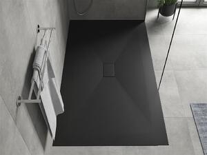 Mexen Hugo, SMC obdĺžniková sprchová vanička 200 x 100 cm, čierna matná, 42701020